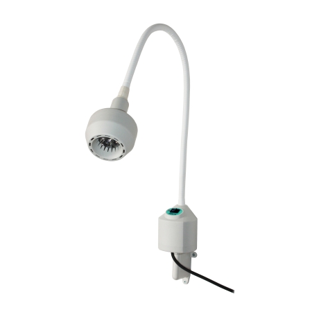 Lampa Badawczo-Zabiegowa FLH-2 LED z mocowaniem do ściany ze ściemnianiem (z gęsią szyją)