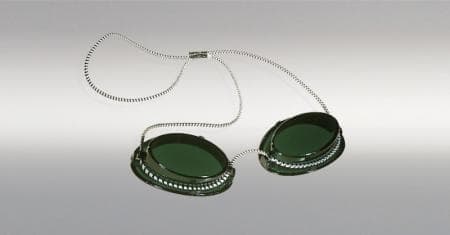 Okulary ochronne pacjenta