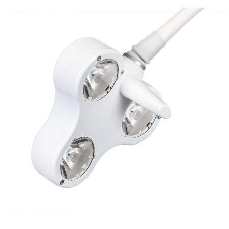 Lampa bezcieniowa LED FLH-3 badawczo-zabiegowa, mobilna z gęsią szyją