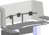 Stanowisko do monitorów dla stołu 1420, 1660 mm reg. ręczna